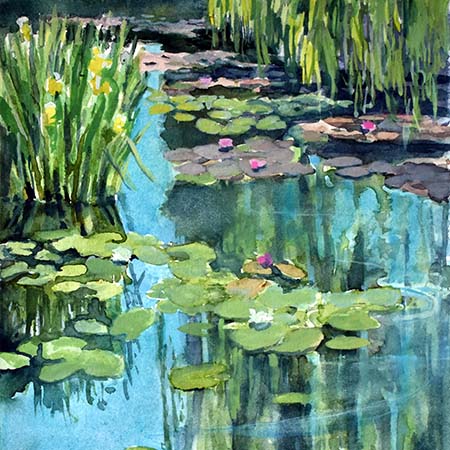 Lily Pond, Giverny - Pamela Jane Rogers - Visual Artist & Author