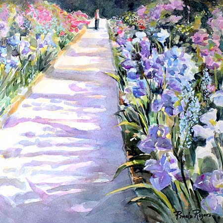 The garden path - Pamela Jane Rogers - Visual Artist & Author